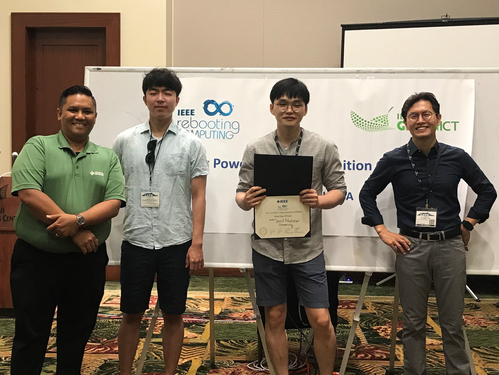 서울대 하순회 교수팀, 저전력 이미지 인식 챌린지 세계대회 LPIRC 2017 우승