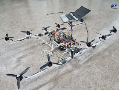 수평 안정화 드론