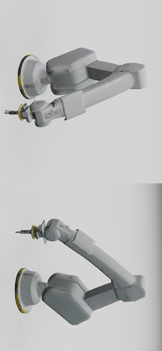 Design and fabrication of 6-axis robot arms for automation of 3d printing post-processing