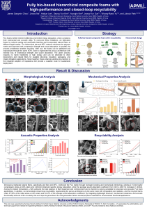 Fully bio-based hierarchical composite foams with high-performance and closed-loop recyclability